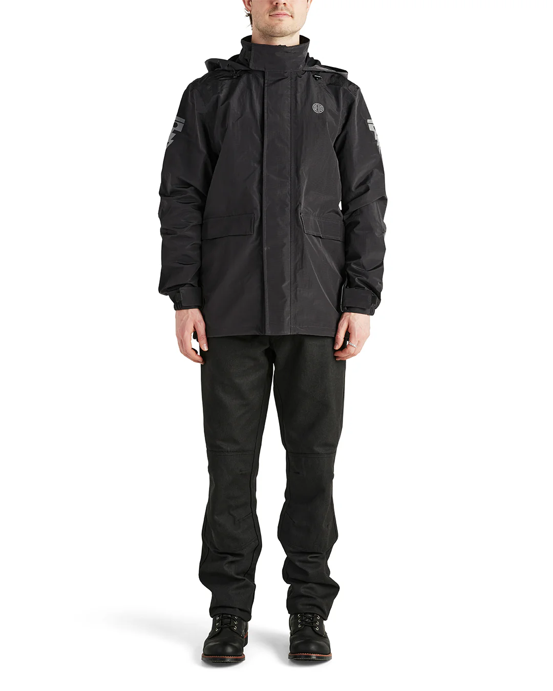Drizzle Rain Jacket - Black - Image 3