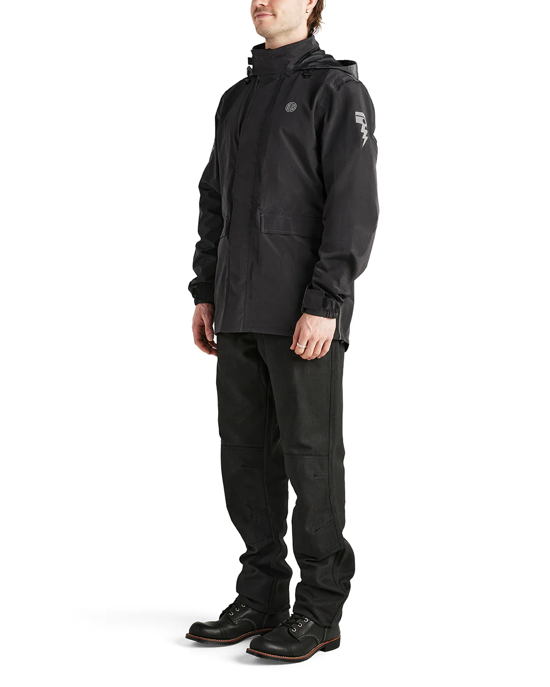 Drizzle Rain Jacket - Black - Image 4