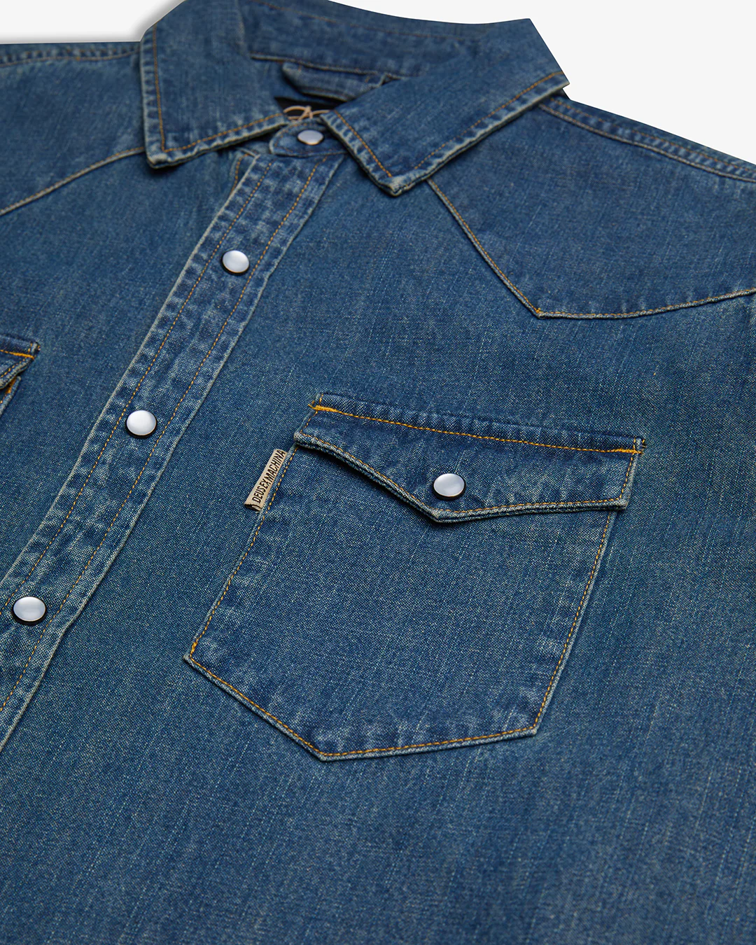 Harrier Denim Shirt - Bleach Wash - Image 3