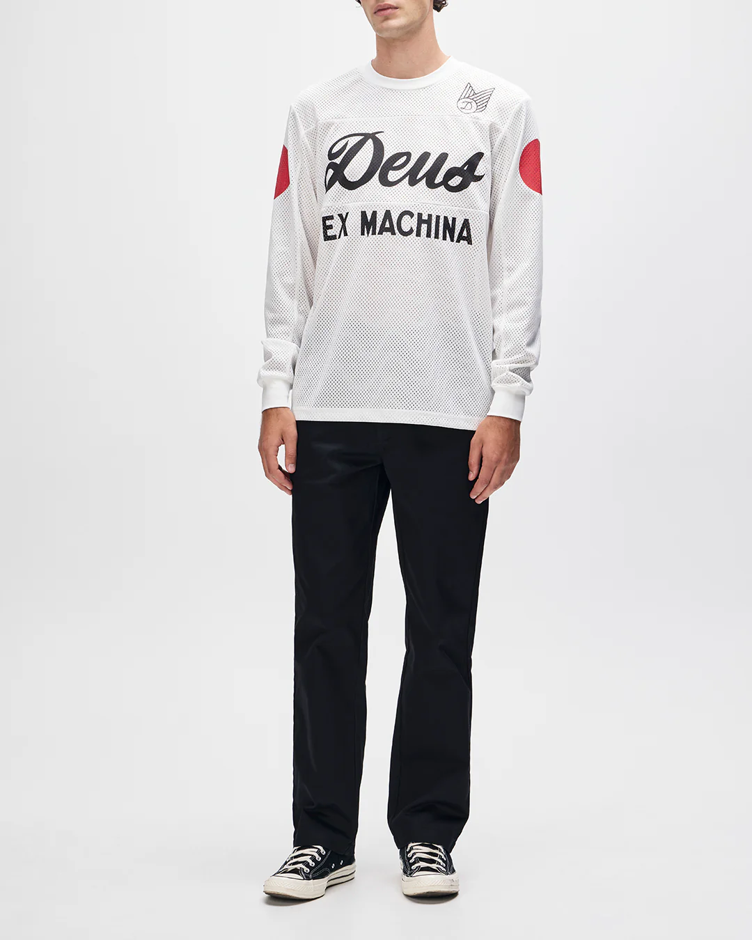 Saber Moto Jersey - Vintage White - Image 6