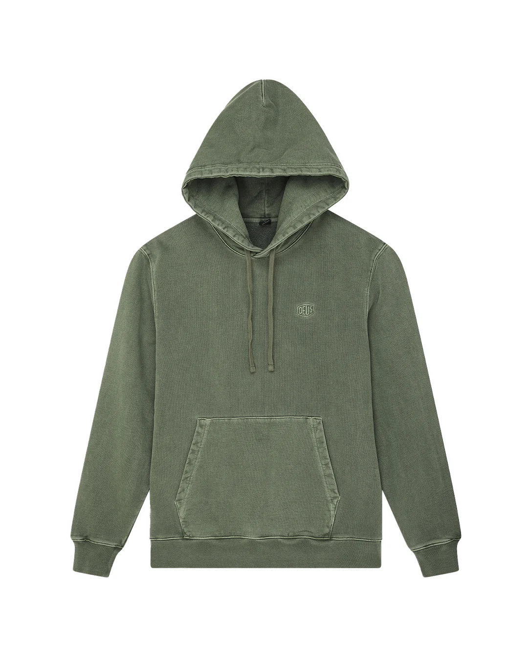 Shield Garment Dyed Hoodie - Cypress Green - Image 3