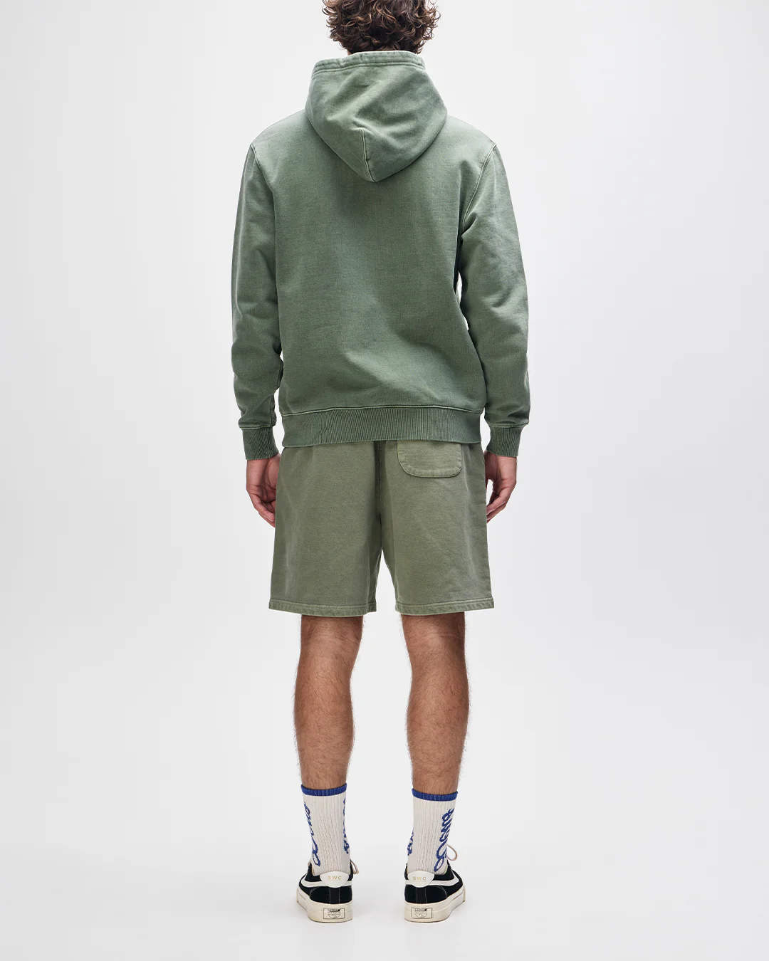 Shield Garment Dyed Hoodie - Cypress Green - Image 6