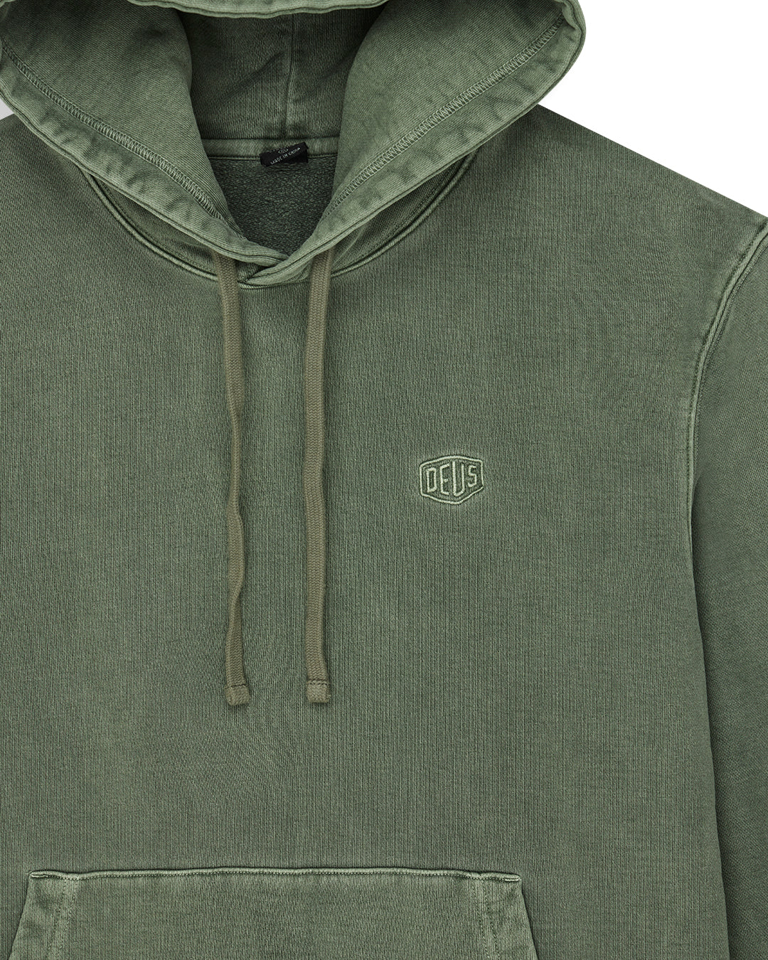 Shield Garment Dyed Hoodie - Cypress Green - Image 7