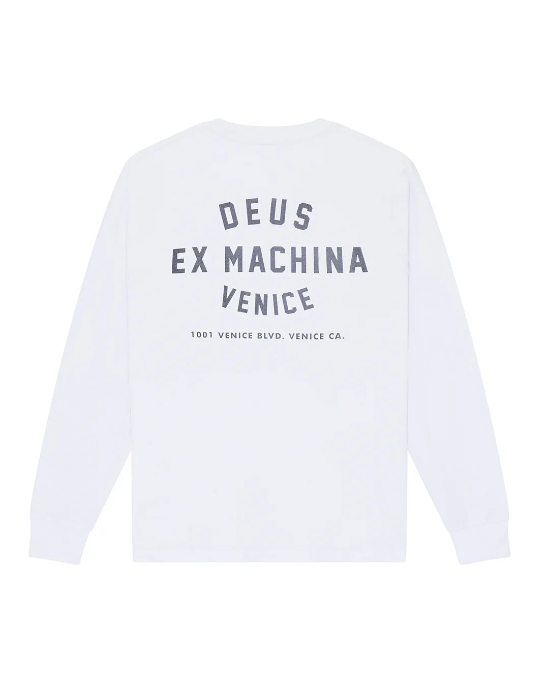 Venice Long Sleeve Tee - White - Image 4