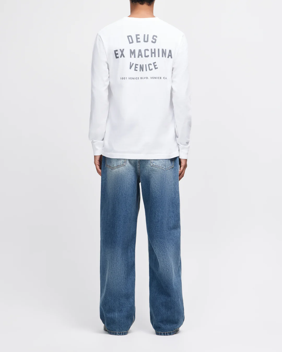 Venice Long Sleeve Tee - White - Image 9